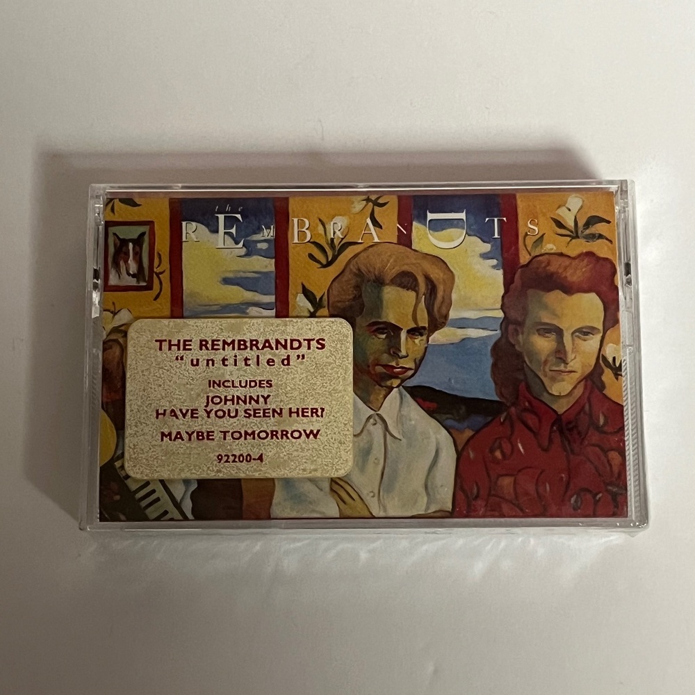 Sealed Vintage 1992 Rembrandts Untitled Cassette Danny Wilde Phil Solem